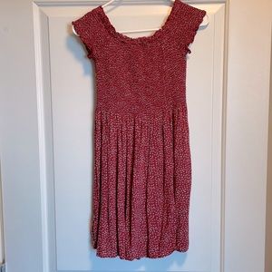 Brandy Melville red floral dress